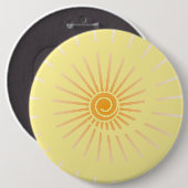 Sunshine 3 ronde button 6,0 cm (Voorkant /achterkant)