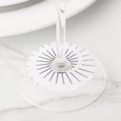 Sunshine 4 wijnglaslabel (Dichtbij)