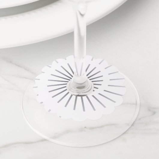 Sunshine 4 wijnglaslabel (Dichtbij)