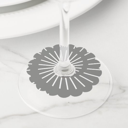 Sunshine 6 wijnglaslabel (Dichtbij)