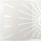 Sunshine 7 drieluik wenskaart (Binnenzijde eerst)