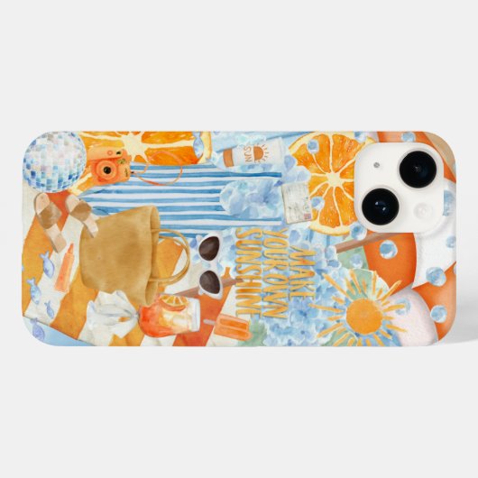 Sunshine & A Spritz Case-Mate iPhone Case (Achterkant (horizontaal))