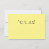 Sunshine Aangepast bericht Bedankkaart (Achterkant)