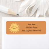 Sunshine-adreslabel Etiket (Insitu)