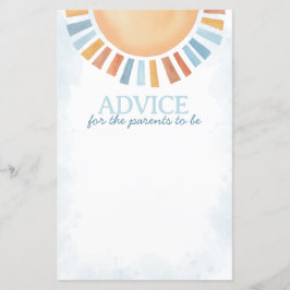 Sunshine Advies Baby shower Activiteit
