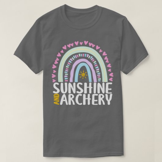 Sunshine and Archery Cute Rainbow for Womens Kinde T-shirt (Design voorkant)