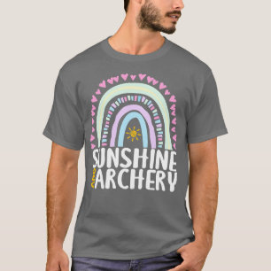 Sunshine and Archery Cute Rainbow for Womens Kinde T-shirt