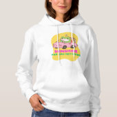 Sunshine and Bad Decisions – Cute Frog Driving Hoodie (Voorkant)