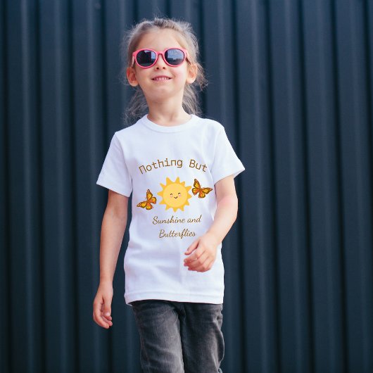 "Sunshine and Butterflies" T-shirt