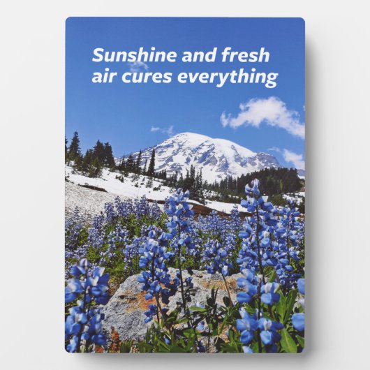 Sunshine and Fresh Air Fotoplaat (voorkant)