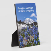 Sunshine and Fresh Air Fotoplaat (Zijkant)