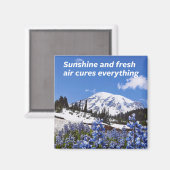 Sunshine and Fresh Air Magneet (Voorkant / Achterkant)