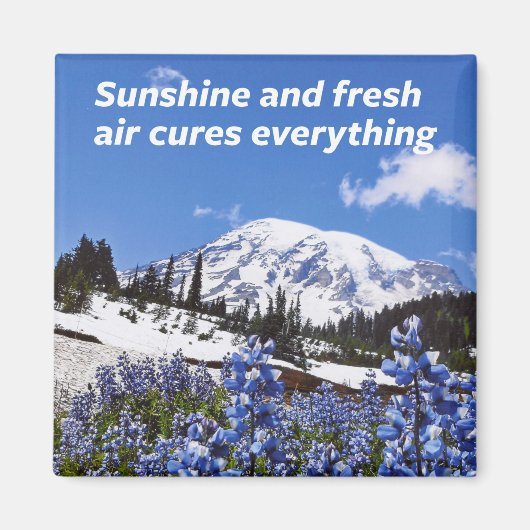 Sunshine and Fresh Air Magneet (Voorkant)