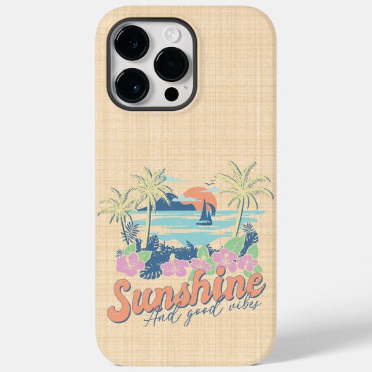 Sunshine and Good Vibes Case-Mate iPhone Case (Achterkant)