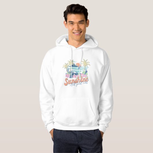 Sunshine and Good Vibes Hoodie (Voorkant volledig)