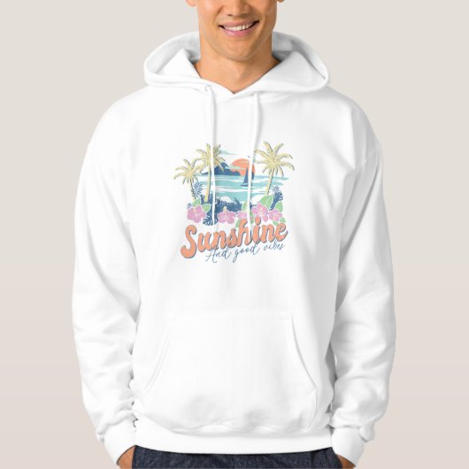 Sunshine and Good Vibes Hoodie (Voorkant)