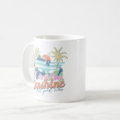 Sunshine and Good Vibes Koffiemok (Voorkant links)