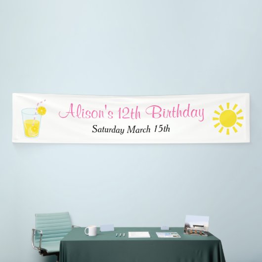 Sunshine and Lemonade Birthday Spandoek (Beurs)