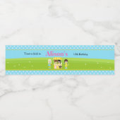 Sunshine and Lemonade Birthday Waterfles Etiket (Enkel label)