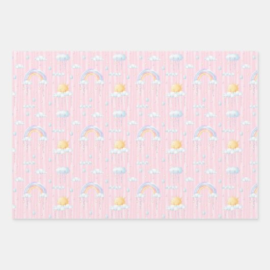 Sunshine and Rainbows Inpakpapier Vel (Voorkant 3)