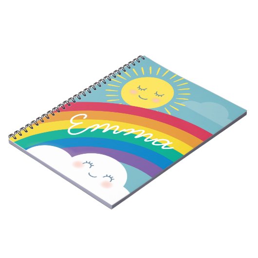 Sunshine and Rainbows-laptop Notitieboek (Linkerzijde)