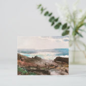 Sunshine and Shadow, Prout's Neck, fijne kunst Briefkaart (Staand voorkant)