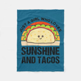 Sunshine and taco cinco de mayo fiesta mexican fleece deken