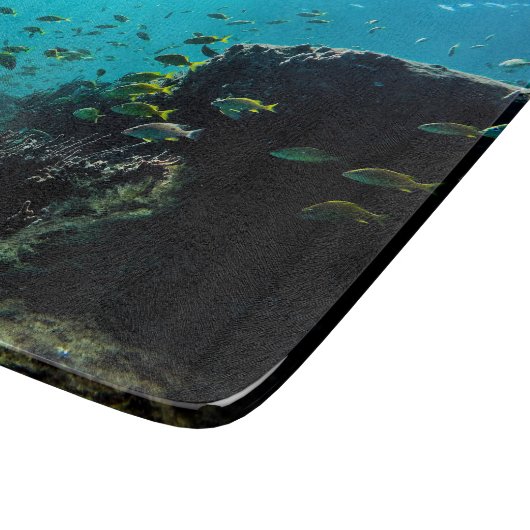 Sunshine and Tropical Fish Snijplank (Hoek)