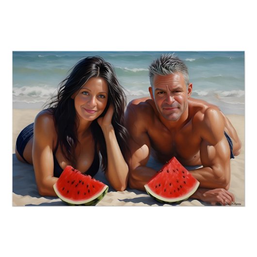 Sunshine and Watermelon Perfect Poster (Voorkant)