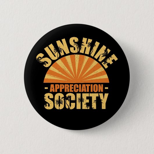 "Sunshine Appreciation Society" Button (Voorkant)