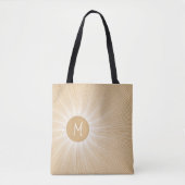 Sunshine, Astrologisch, Gold, Sun Rays Tote Bag (Voorkant)