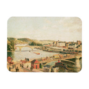 Sunshine at Rouen, 1896 (olie op doek) Magneet