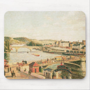 Sunshine at Rouen, 1896 (olie op doek) Muismat