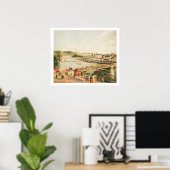 Sunshine at Rouen, 1896 (olie op doek) Poster (Thuiskantoor)