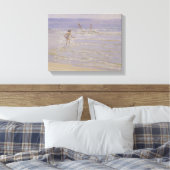 Sunshine at Skagen: Boys Swimming, 1892 Canvas Afdruk (Insitu (Slaapkamer))