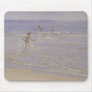Sunshine at Skagen: Jongens zwemmen, 1892 Muismat