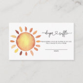 Sunshine baby diaper raffinage informatiekaartje (Voorkant)