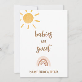 Sunshine Baby shower Baby's zijn lief Kaart