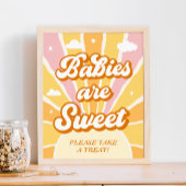 Sunshine Baby shower Baby's zijn Sweet Favoriet Poster
