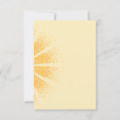 Sunshine Baby shower Bedankkaart (Achterkant)