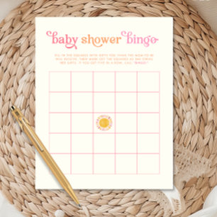 Sunshine Baby shower Bingo Game