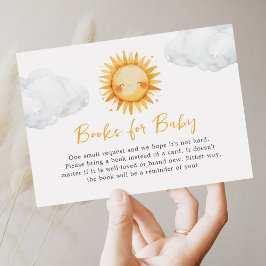 Sunshine Baby shower Boek aanvraag Behuizing Kaart