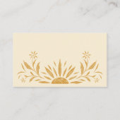 Sunshine Baby shower Boeken voor Baby Insert Kaart (Achterkant)