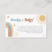 Sunshine Baby shower Books for Baby Informatiekaartje (Voorkant)
