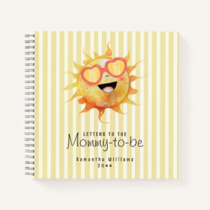 Sunshine Baby shower Brieven aan de mama te zijn Notitieboek