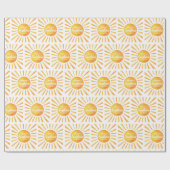 Sunshine Baby shower Cadeaupapier (Vlak)