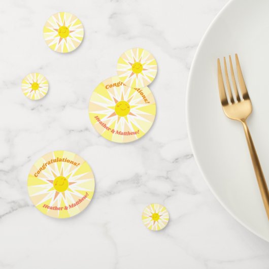 Sunshine Baby shower Confetti (Groep)