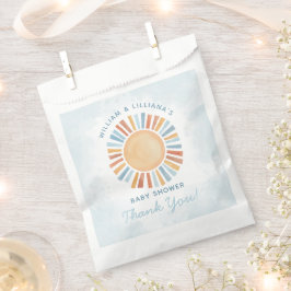 Sunshine Baby shower Dank u Bedankzakje