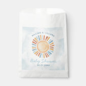 Sunshine Baby shower Dank u Bedankzakje (Voorkant)