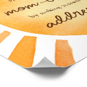 Sunshine Baby shower Envelope Station Poster (Hoek)